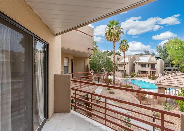 Mid-century, Two-story With Private Balconies & Pool View * Phoenix