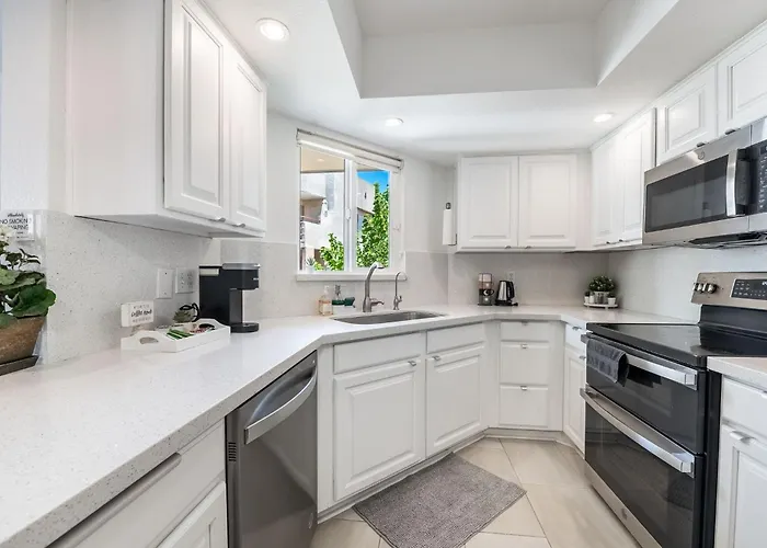 Mid-century, Two-story With Private Balconies & Pool View