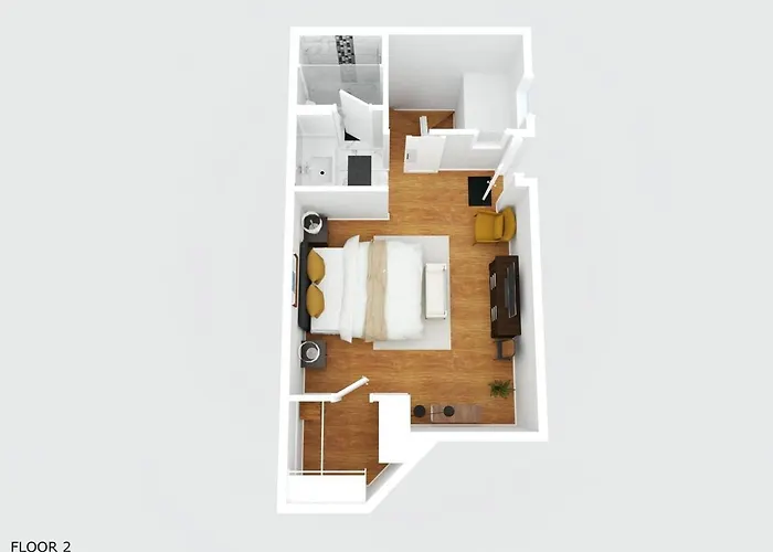 Apartment Mid-century, Two-story With Private Balconies & Pool View Phoenix